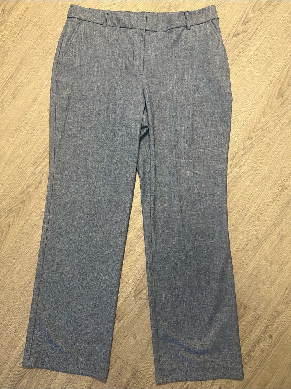 Old Navy Gray Pleated Straight-Leg Dress Pants Women's Work Trousers | Workwear‎